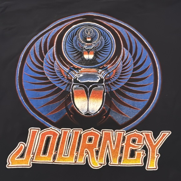 JOURNEY Tour T-shirt 2017, large black short sleeve T-shirt. Special guest Asia! - Picture 4 of 7